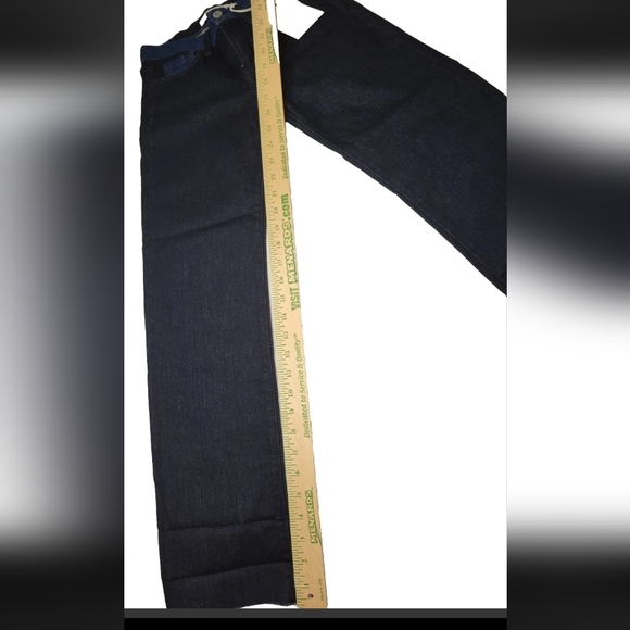 Flying Monkey Black Label Jeans Black and Blue Cropped Stretch sz 25 - Picture 7 of 11